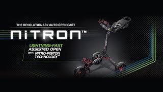 Bag Boy Nitron  Auto Open Push Cart [upl. by Savinirs]