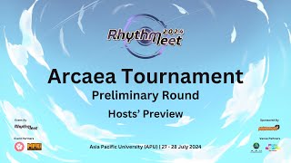 Whats the hosts doing  Arcaea Tournament Preliminary Round  Rhythmeet 2024 Part 29 [upl. by Lomasi]