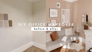 DIY HOME OFFICE MAKEOVER  MOVING VLOG 08  AD  I Covet Thee [upl. by Markland784]