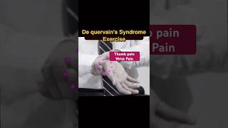 Exercise for Pain in Thumb side of wrist De Quervains Tenosynovitis [upl. by Akialam]