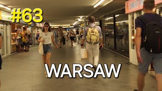 Life in Warsaw Poland WALKING TOUR  JULY 17  2024  SAMSUNG S23 FOOTAGE [upl. by Garrick]