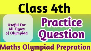 Math Olympiad Exam for Class 4th Practice Questions Olympiad Exam Class 4imo olympiadmaths puzzle [upl. by Gilder]