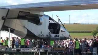 Air14 Payerne  Solar Impulse2 rollout  HBSIB [upl. by Questa]