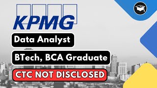 Data Analyst  KPMG Recruitment  Freshers Hiring [upl. by Adnaval]