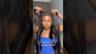 You def need own this straight wig 🤩🥳it is so pretty Wig link in my bi0 allovehair shorts [upl. by Anerb]