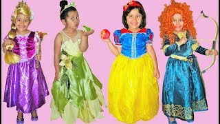 Disney Princess Dress Up Makeover Halloween Costumes 2018 [upl. by Sandstrom]