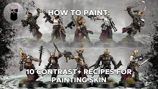 10 Contrast Skin Recipes and How To Paint Chaos Cultists [upl. by Zimmerman]