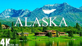 ALASKA By Drone 4K Utra HD  Scenic Relaxation Film With Calming Music  Amazing Nature [upl. by Rebme32]