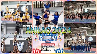 Cheerdance Competition 2024 Part 1 of 2  ANILAG Festival 2024 lovelaguna [upl. by Etteraj]