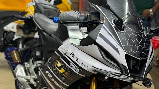 R15M V4 We have completed new Graphics Design R15M Yamaha sticker new customer sticker modify [upl. by Irb]