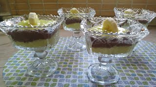 Puding me vanilje cokollate dhe banane Buding EMBELSIRA [upl. by Lovich104]