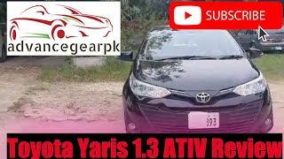 Toyota Yaris ATIV 13 CVT  Detail Review  Price Specifications amp Features  Advancegearpk [upl. by Avram]