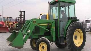 John Deere Loader 5410 Cab Heat AIR [upl. by Aznofla]