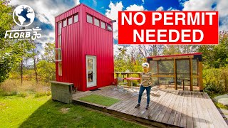 Loopholes This Tiny House Didnt Need a Permit [upl. by Inat939]