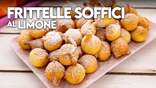 FRITTELLE SOFFICI AL LIMONE Ricetta Facile  Fatto in Casa da Benedetta [upl. by Ellis392]