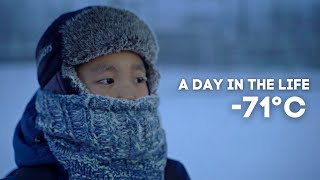 One Day in the Coldest Village on Earth −71°C −95°F  Yakutia Siberia [upl. by Ynnaj]