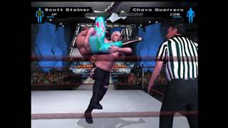 Chavo Guerrero Jr vs Scott Steiner  Smackdown Here Comes the Pain  PlayStation 2 [upl. by Holsworth]