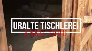 Tischlerei Werkstatt►Uralte Tischlerei Anno 1900►Hobeln►Fräsen►Sägen►↓ ↓ ↓▼INFO▼↓ ↓ ↓ [upl. by Gnues]