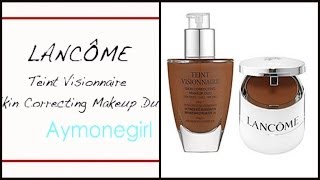 LANCÔME Teint Visionnaire Skin Correcting Makeup Duo Review  Foundation Friday [upl. by Minsk]