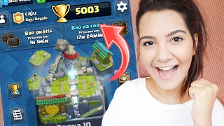 CHEGUEI NOS 5000 TROFÉUS COM MEU MELHOR DECK NO CLASH ROYALE [upl. by Edylc66]