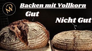 Tipps und Tricks zum Vollkornbrot  Backen mit Vollkornmehl [upl. by Rizika]