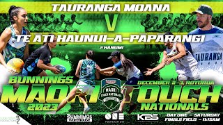 Live  Tauranga Moana v Te ti HaunuiaPāpārangi  21 Hanumi  Bunnings Māori Touch Nationals 2023 [upl. by Aivatnahs915]