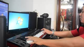 Test Midi Keyboard “Nektar SE49” II Kontakt  Piano Sax Guitar 1 [upl. by Atenik]