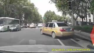 Slow Moving Car Somehow Rolls Over [upl. by Zsolway]