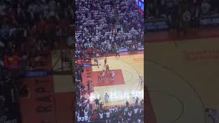 Kawhi Leonard last second buzzer beater crowd reaction [upl. by Ellerey]