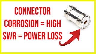 🔺 smallest amount of connector corrosion  High SWR  power loss and problems 🔺 [upl. by Chloe254]