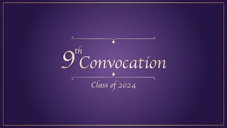 9th Convocation 2024 BML Munjal University [upl. by Anattar]