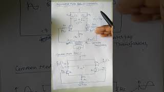 Transistorised Differential Amplifier Dual input balance output differential amplifier [upl. by Siurtemed230]