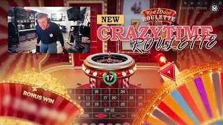 250K WIN ON NEW CRAZY TIME ROULETTE LIVE GAME [upl. by Ivanna]