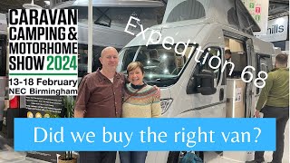 NEC Camping Caravan amp Motorhome Show  did we buy the right van [upl. by Argile633]