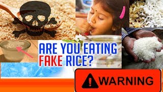 How To Identify Plastic Rice Or Fake Rice At Home [upl. by Leggett]