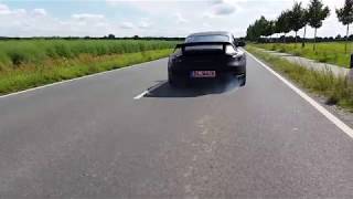 Porsche 996 Turbo GT2 Burnout Sound [upl. by Ahsital589]