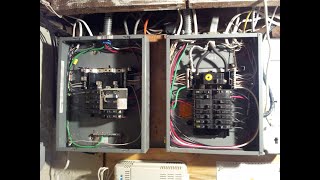 Inexpensive residential generator hookup [upl. by Eilyk]