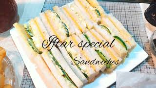 Egg Salad Sandwich with Cheddar cheese  Ramadan Special Recipe [upl. by Alat453]