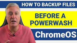 How to backup your Chromebook files before a Powerwash [upl. by Kele]