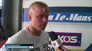 2018 AUTOBACS SUPER GT Rd4 Felix Rosenqvist interview before the race [upl. by Anayik]