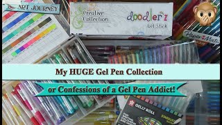 Too Many Gel Pens  My HUGE Gel Pen Collection  Gel Pen Series Part 1 [upl. by Adnalor]