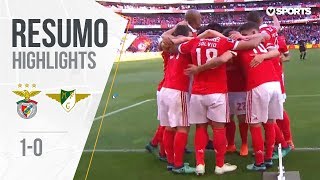 Highlights  Resumo Benfica 10 Marítimo Liga 1718 34 [upl. by Yelsehc]