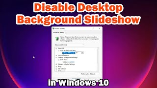 How to Disable Desktop Background Slideshow in Windows 11 PC or Laptop [upl. by Hsilgne]