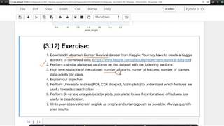 Assignment Data Analysis on Haberman Dataset EDA Lecture 15Applied AI Course [upl. by Nylhsa]