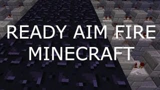 Ready Aim Fire  Imagine Dragons Minecraft Note Blocks  Lyrics [upl. by Lonee900]