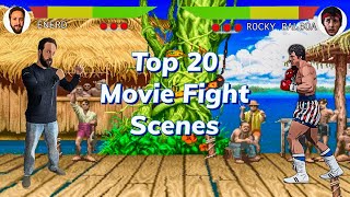 Top 20 Movie Fight Scenes of ALL TIME [upl. by Kanya958]