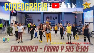 CACHONDEA  FRUKO Y SUS TESOS  SALSA  COREOGRAFIA FT DAVID DOMINGUEZ [upl. by Eessej]