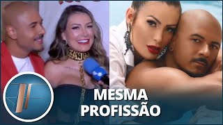 Andressa Urach fala sobre ciúmes com trabalho do namorado “não pode beijar” [upl. by Churchill]