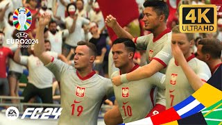 FC 24  POLAND VS NETHERLANDS  GROUP STAGE  EUFA EURO 2024 4K [upl. by Dolly]