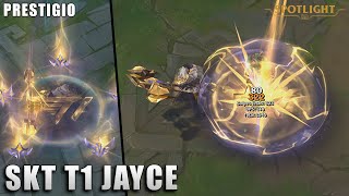 SKT T1 Jayce de Prestigio  Skin Spotlight PREVIA [upl. by Coretta899]